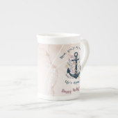 Steadfastいかり – 母の日 ボーンチャイナマグカップ (正面右)