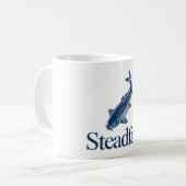 Steadfast – 一貫性の象徴である日本の鯉 コーヒーマグカップ (正面左)
