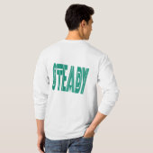 STEADY - 強さ・集中力・内なる力 Tシャツ (裏面フル)
