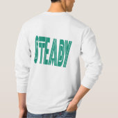 STEADY - 強さ・集中力・内なる力 Tシャツ (裏面)