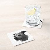 Steady Companion – Parson Russell Terrier スクエアペーパーコースター (インサイチュ)