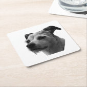 Steady Companion – Parson Russell Terrier スクエアペーパーコースター (アングル)