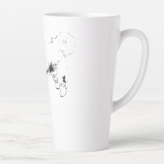 Steady Eyes at Harvest Dusk カフェラテマグ (右)