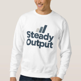 Steady Output Minimal T-Shirt | Clean Productivity スウェットシャツ