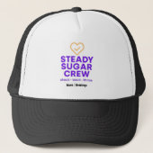 Steady Sugar Crew Empowering Wellness and Balance  キャップ (正面)