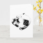 Steady Warm Message カード (黄色い花)