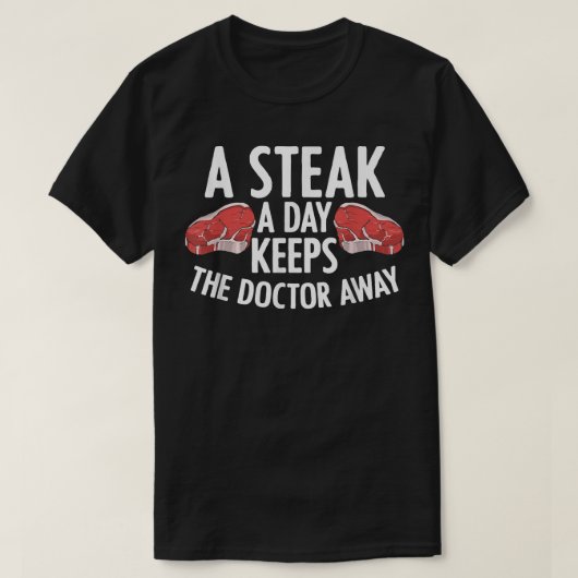 Steak Carnivore Grilling Master Meat Eater Meat Lo Tシャツ (デザイン正面)