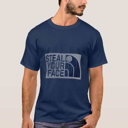 Steal Your Face Navy T-Shirt Tシャツ (正面)