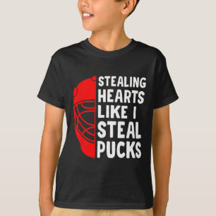 Stealing Heart Like I Steal Pucks バレンタインデー H Tシャツ