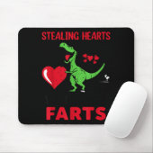 Stealing Hearts And Blasting Farts T Rex Cute Todd マウスパッド (マウス)
