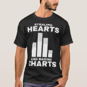 Stealing Hearts Statistics Shirt - Funny Data Anal Tシャツ (正面)