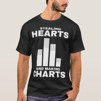 Stealing Hearts Statistics Shirt - Funny Data Anal Tシャツ
