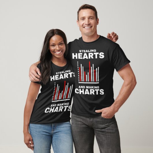 Stealing Hearts Statistics Shirt - Funny Data Anal Tシャツ (ユニセックス)