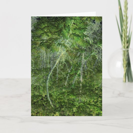 "Stealthy Trees" – デジタル変換された森 カード (正面)