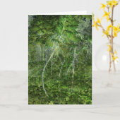 "Stealthy Trees" – デジタル変換された森 カード (黄色い花)