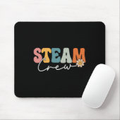Steamクルー　学校へ行こう　科学　工学　テクノロジー　男子 マウスパッド (マウス)