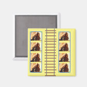 Steam by Bruce Tunis マグネット (正面/裏面)