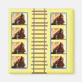 Steam by Bruce Tunis マグネット (正面)