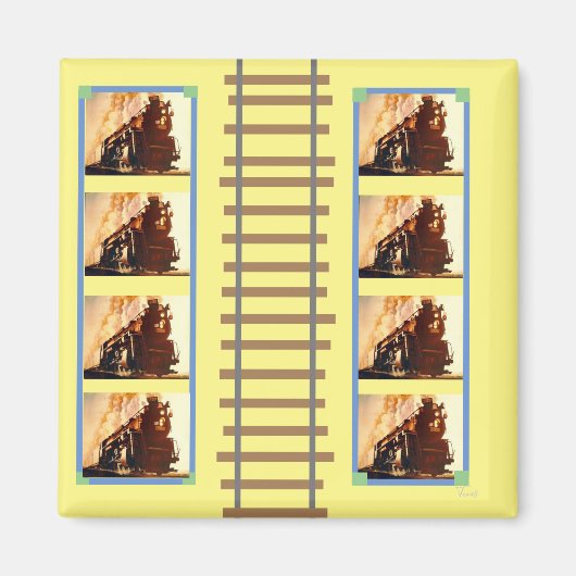 Steam by Bruce Tunis マグネット (正面)