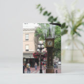 Steam Clock Gastown/Greetings From BC, Canada ポストカード (スタンド正面)