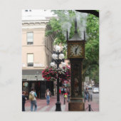 Steam Clock Gastown/Greetings From BC, Canada ポストカード (正面)