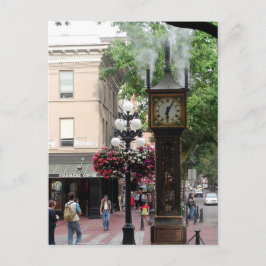 Steam Clock Gastown/Greetings From BC, Canada ポストカード