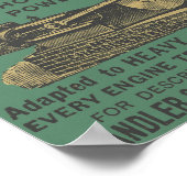 Steam Engine HIt and Miss Engine Farming Antique ポスター (角)