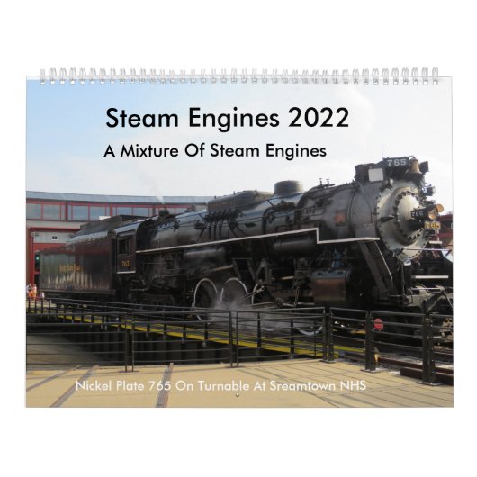 Steam Engines 2022 Calendar カレンダー (カバー)