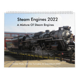 Steam Engines 2022 Calendar カレンダー