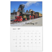 Steam Engines 2022 Calendar カレンダー (3月 2027)