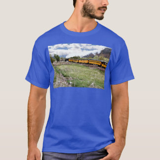 Steam Locomotive And Passenger Cars Durango And Si Tシャツ