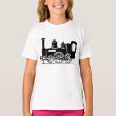 Steam Locomotive Girls T-Shirt Tシャツ (正面)