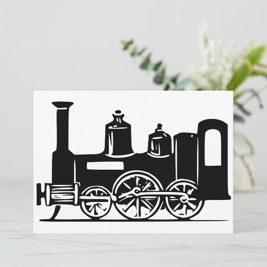 Steam Locomotive Invitations 招待状