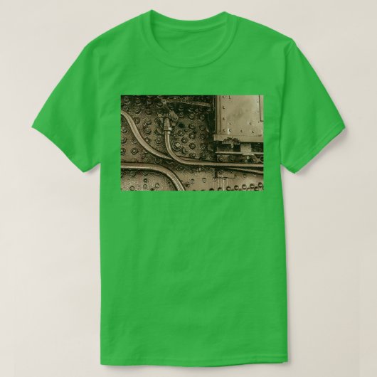 Steam Locomotive NY Central Controls Tシャツ (デザイン正面)