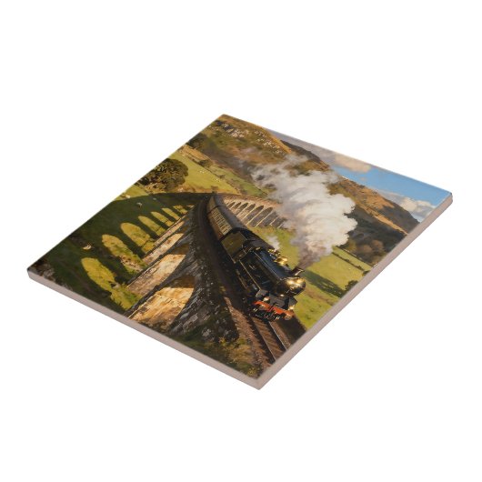 Steam Locomotive on Viaduct タイル (側面)