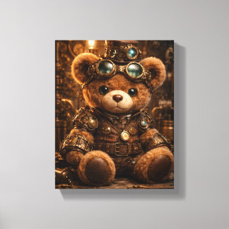 Steam Punk Steve Stretched Canvas Print キャンバスプリント