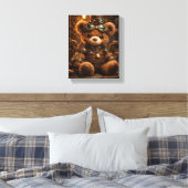 Steam Punk Steve Stretched Canvas Print キャンバスプリント (インサイチュ (寝室))