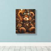 Steam Punk Steve Stretched Canvas Print キャンバスプリント (インサイチュ (ウッドフロア))