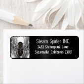 Steam Spider Steampunk for Personal & Business ラベル (インサイチュ)