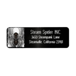 Steam Spider Steampunk for Personal & Business ラベル