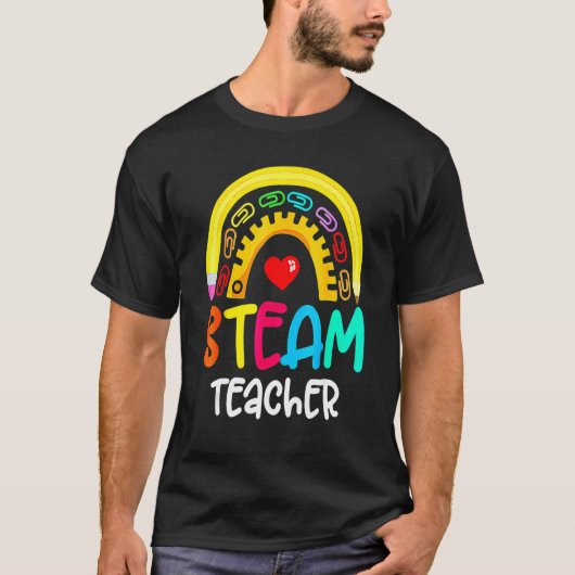 STEAM Teacher Squad Team Crew Back To School STEM Tシャツ (正面)