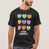 Steam Teacher Valentines Day Conversation Heart Sc Tシャツ (正面)