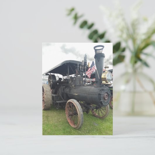 Steam Tractor ポストカード (スタンド正面)