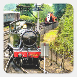 STEAM TRAINシール スクエアシール