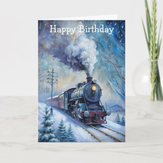 Steam Train カード (正面)