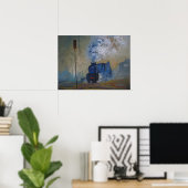 steam train ポスター (ホームオフィス)