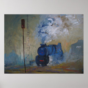 steam train ポスター