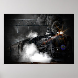 steam train ポスター