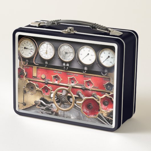 STEAM TRAIN メタルランチボックス (正面)