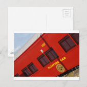 STEAM TRAIN CARRIAGE RURAL QUEENSLAND AUSTRALIA ポストカード (正面/裏面)